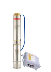4SAM2 12 0.75KW 220V Borehole Water Pump Combo Kit