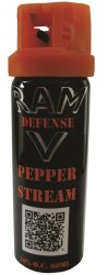 RAM Defense - Pepper Stream - 60ML - Black & Orange