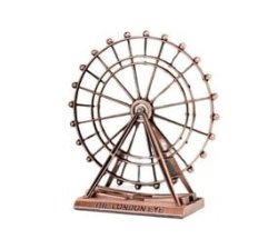 Brown Bronze London Eye Ferris Wheel Table Decor BJ077-03