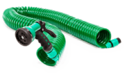 Tevo Slinky Coil Garden Hose GHS150 - 15M Retail - Quality You Can Feel Made Of 100% Virgin Polyurethane What A Breeze To Pack Away