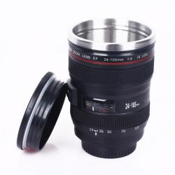 camera lens flask