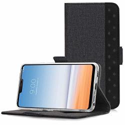 LG G7 Wallet Flip Case LG G7 Thinq Case Procase Folio Folding Wallet Case Flip Cover Protective Case For LG G7 Thinq 2018 With