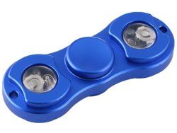 Tuff Luv Tuff-luv Glowing Light Up Fidget Spinner - Blue H533