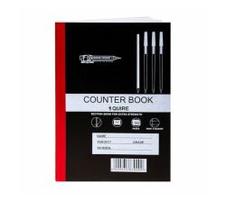 Hard Cover A4 Counter Book - 96 Pages Feint Ruled & Margin - Pack Of 10