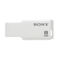Sony 8GB Micro Vault M-series USB 2.0 Flash Drive White USM8GM W