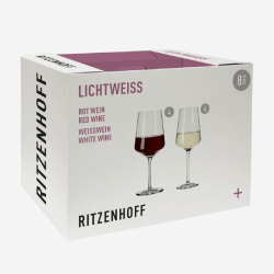 Ritzenhoff White Wine & Red Whine Glass Set - Julie