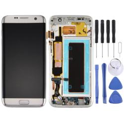 Silulo Online Store Original Lcd Screen And Digitizer Full Assembly With Frame & Charging Port Board & Volume Button & Power Button For Galaxy S7 Edge G935F Silver