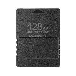 Ringbuu Black 128MB Game Data Save Module Memory Card For Sony Playstation 2 PS2 Console