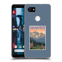 Official Lantern Press Glacier National Park Soft Gel Case For Google Pixel 2 XL