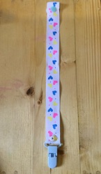 Pacifier Dummy Clip - Hearts