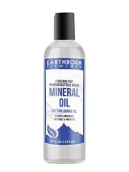 Mineral Oil 16 Oz. By Earthborn Elements Food & Usp Grade For Cutting Boards Butcher Blocks Counter Tops Wooden Utensils