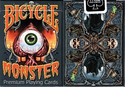 Monster Bicycle Playing Cards Poker Size Deck Uspcc Custom Limited