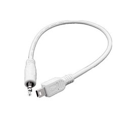 Distinct Micro USB To 3.5MM Audio Jack Adapter Converter Cable White