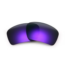 Replacement Sunglasses Lenses For Oakley Men's Triggerman Polarized Rectangular 10 Purple