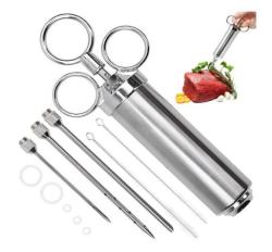 Lifespace Quality Stainless Steel Meat Marinade Injector Set