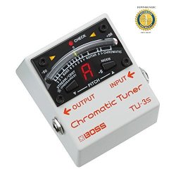 Boss TU-3S Chromatic Tuner Compact Guitar And Bass Tuner Pedal With 1 Year Everythingmusic Extended Warranty Free