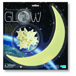 Glow In Dark Moon & Stars Kit