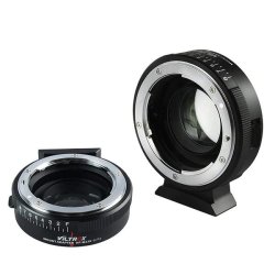 Manual Focus Adapter Nikon G&d Mount To M4 3 +1 F-stop VL-NF-M43X