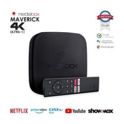 Mediabox Maverick 4K Android Tv Box - Quad Core 2.0GHZ Mali G31 Gpu 2GB RAM 8GB Storage Dual-band Wi-fi Gigabit Ethernet Bluetooth 4.1