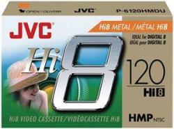 JVC P6120HMDU 120-MINUTE HI8 Metal Particle Video Tape Single
