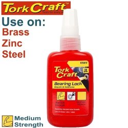 Tork Craft Bearing Lock Medium Strength For Std Sized Cylindrical Parts - Yellow TCTL010