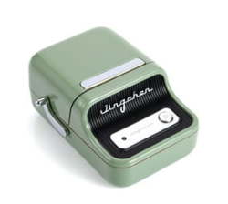 - B21 - Portable Thermal Label Bluetooth Printer With Label - Vintange Green