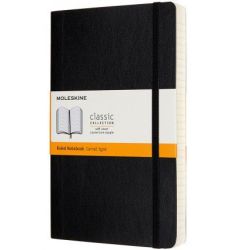 Moleskine Expanded Soft Black Large Ruled Notebook