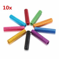 10pcs M3 25mm Knurled Standoff Aluminum Alloy Anodized Spacer