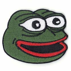 Rage Face Emoji Meme Iron On Embroidered Patch