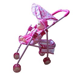 kid connection baby doll stroller set