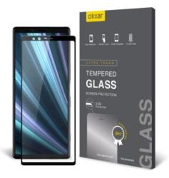 Olixar Sony Xperia 1 2019 Premium Tempered Glass Screen Protector Black Olixer