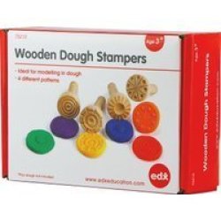 Dough Stamp Set Wood - 4 Piece