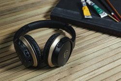 Audio-technica ATH-AR3BTBK Sonicfuel Wireless On-ear Headphones With MIC & Control Black