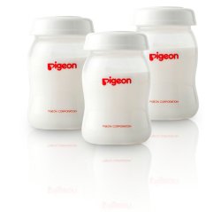 6119 3-PIECE Milk Storage Bottle Set With Sealing Discs