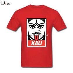 Hindu Goddess Kali - Tshirt - Red XS