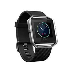 Fitbit Blaze Large Smart Fitness Watch in Black & Silver