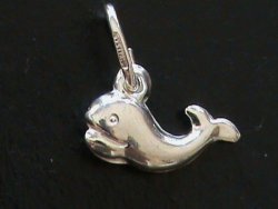 Small Whale In Solid Sterling Silver.....
