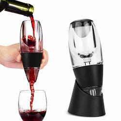 Ricank Red Wine Aerator Decanter Wine Air Aerator Pourer And Decanter With Base Wine Decanters Areators For Wine Bottle For Birthday Friendship Wine Gift