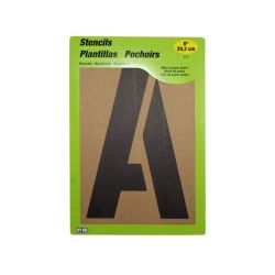 Stencil Figure And Letter - Reusable - 200MM - 3 Pack