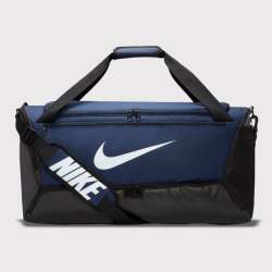 Nike Brasilia Medium Duffle Bag _ 168837 _ Blue - All Blue