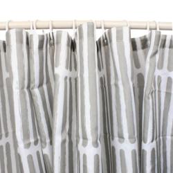 Shower Curtain Beige Stripes W180CMXD0.06CMXH200CM
