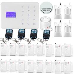 YA-700-GSM-12 Wireless Touch Key Lcd Display Security GSM Alarm System Kit