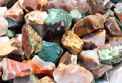 RAINBOWRECORDS239 - Natural Rough Fancy Jasper - 1 2 Lb Bulk Lots Of Raw Stones Rocks Minerals For Tumbling Cabbing 8 Ounces