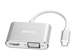 Astrum DA660 Usb-c To Vga + 4K HDMI Adapter