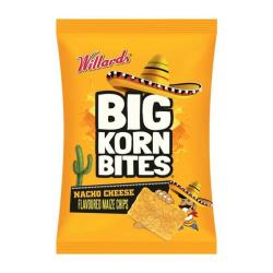 Willlards Big Korn Bites Nacho Chse 50G 706180
