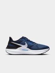 Nike Mens Structure 25 Navy white black Running Shoes
