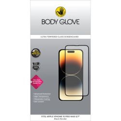 Body Glove Iphone 15 Pro Max Ultra Glass Screen Protector - Black Border