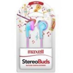 Maxell EB-95 Stereo Earbud - Blue pink