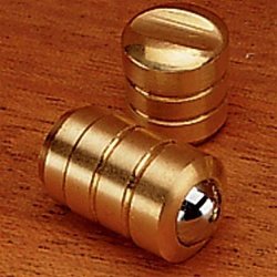 Brusso, Inc. Brass Bullet Catch 1 4" Diameter Light Duty