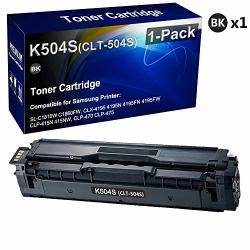 1-PACK Black Compatible Black Toner Cartridge High Yield Replacement For Samsung K504S CLT-504S Printer Toner Use For Samsung SL-C1810W C1860FW CLX-4195 4195N CLP-415N Series
